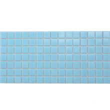 Modern Elegant Style Sky Blue Mosaic Backsplash Tile